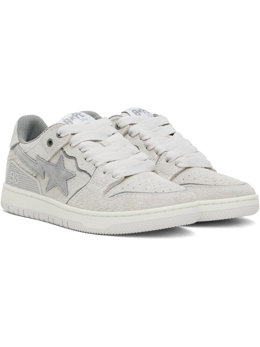 Gray  SK8 STA #3 Sneakers - 4