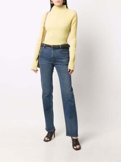 Valentino mid-rise straight-leg jeans outlook