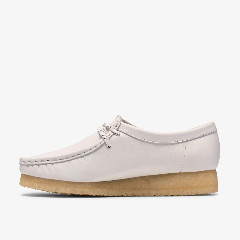 Wallabee White Grain Leather 3