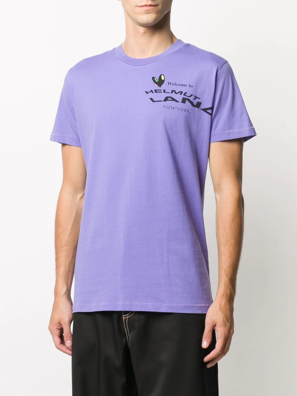 logo print short-sleeved T-shirt - 3