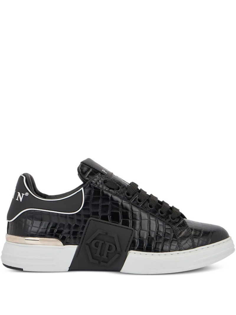 Phantom Kick$ Cocco embossed low-top sneakers 1
