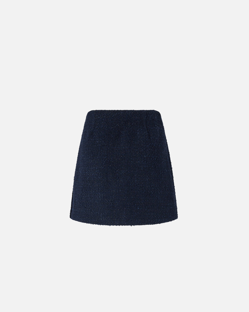 PINKO COTTON AND WOOL BOUCLÉ MINI WRAP SKIRT outlook