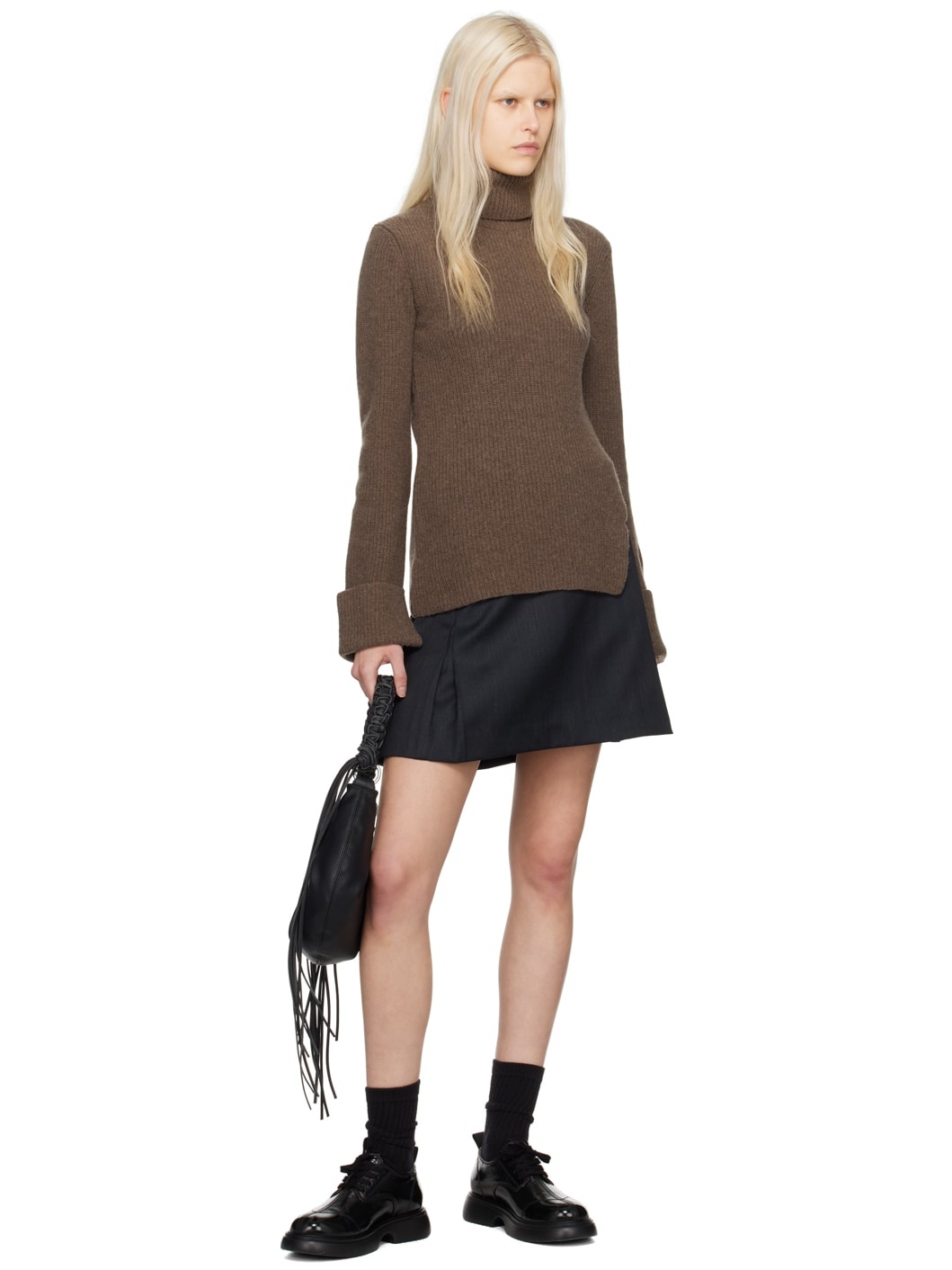 Brown Jessie Turtleneck - 4