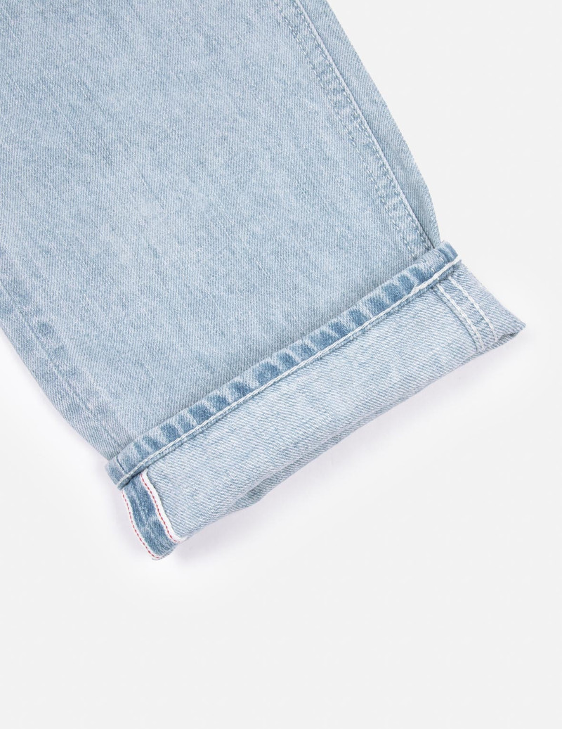 PATCHWORK EFFECT AND SASHIKO CARROT FIT DENIM JEANS #2017 12