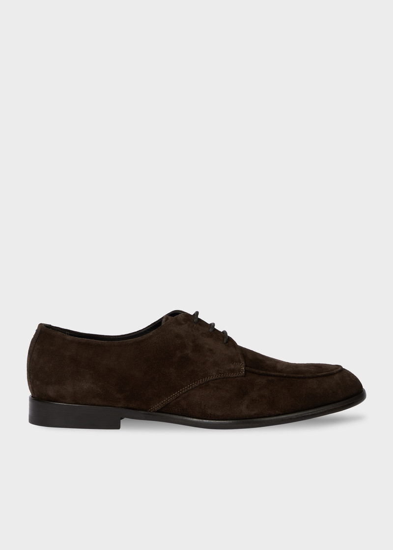 Chocolate Brown Suede 'Carlo' Shoes 1