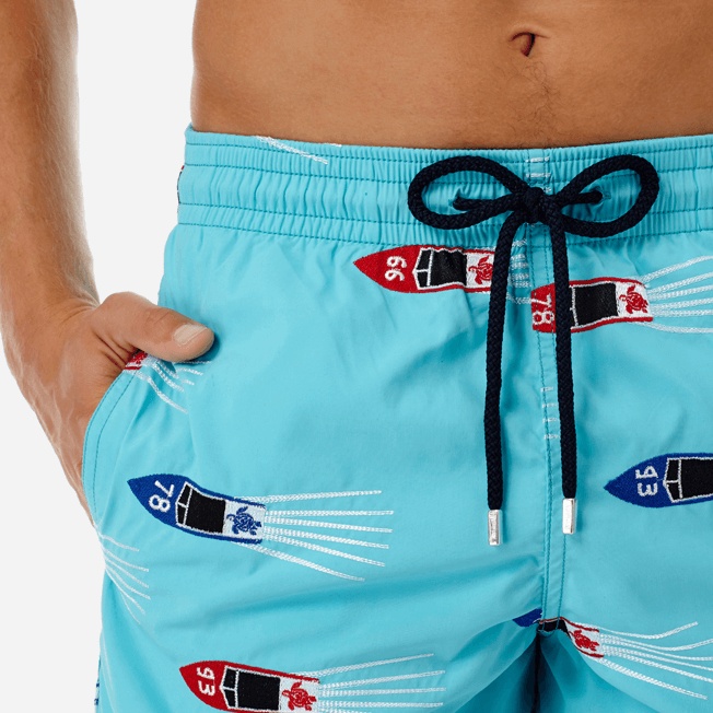 Men Embroidered Swim Trunks Monaco - Limited Edition - 5