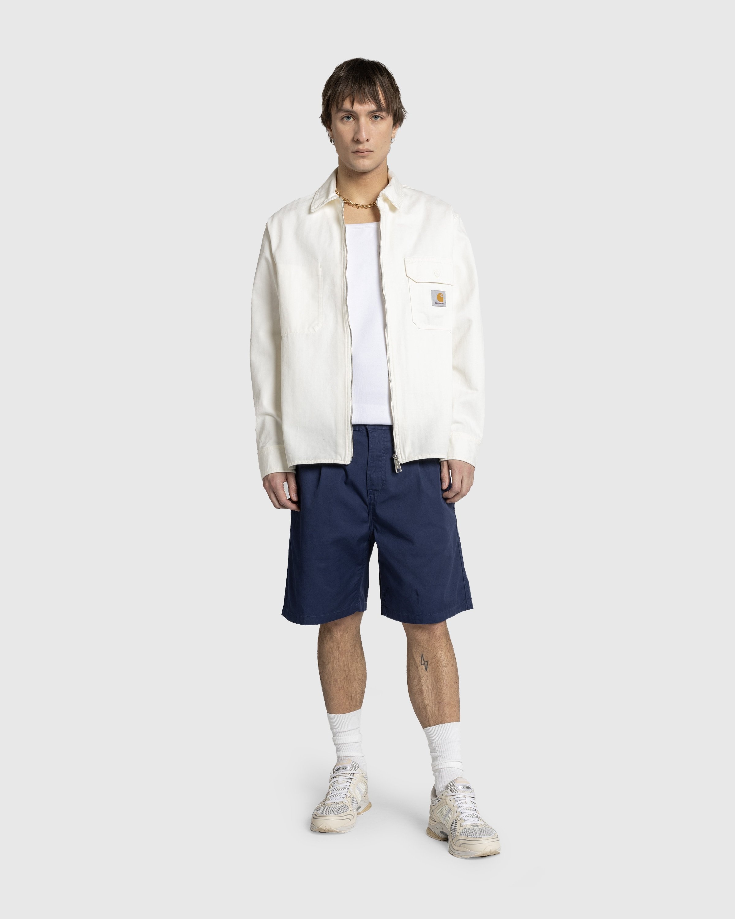 Carhartt WIP – Albert Short Blue/Rinsed - 3