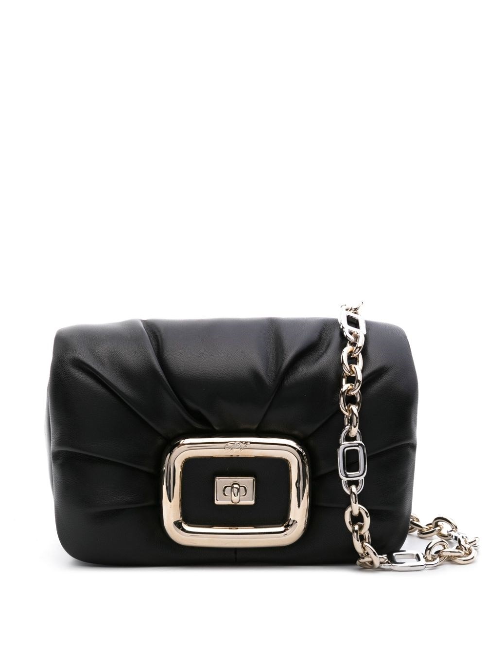 Viv Choc mini leather crossbody bag - 1
