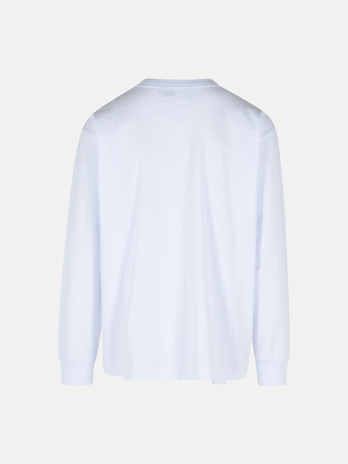 WHITE COTTON T-SHIRT - 3