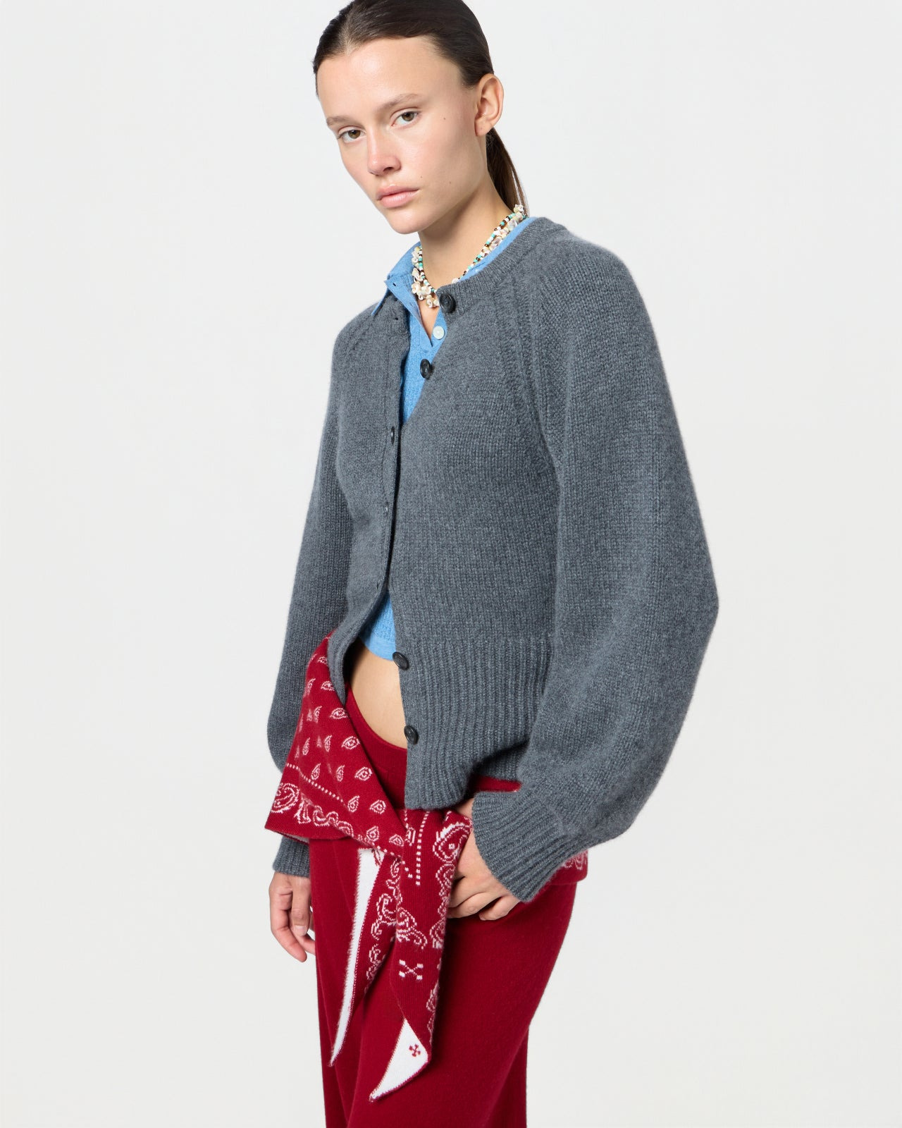 Sculpted Cardigan - 5