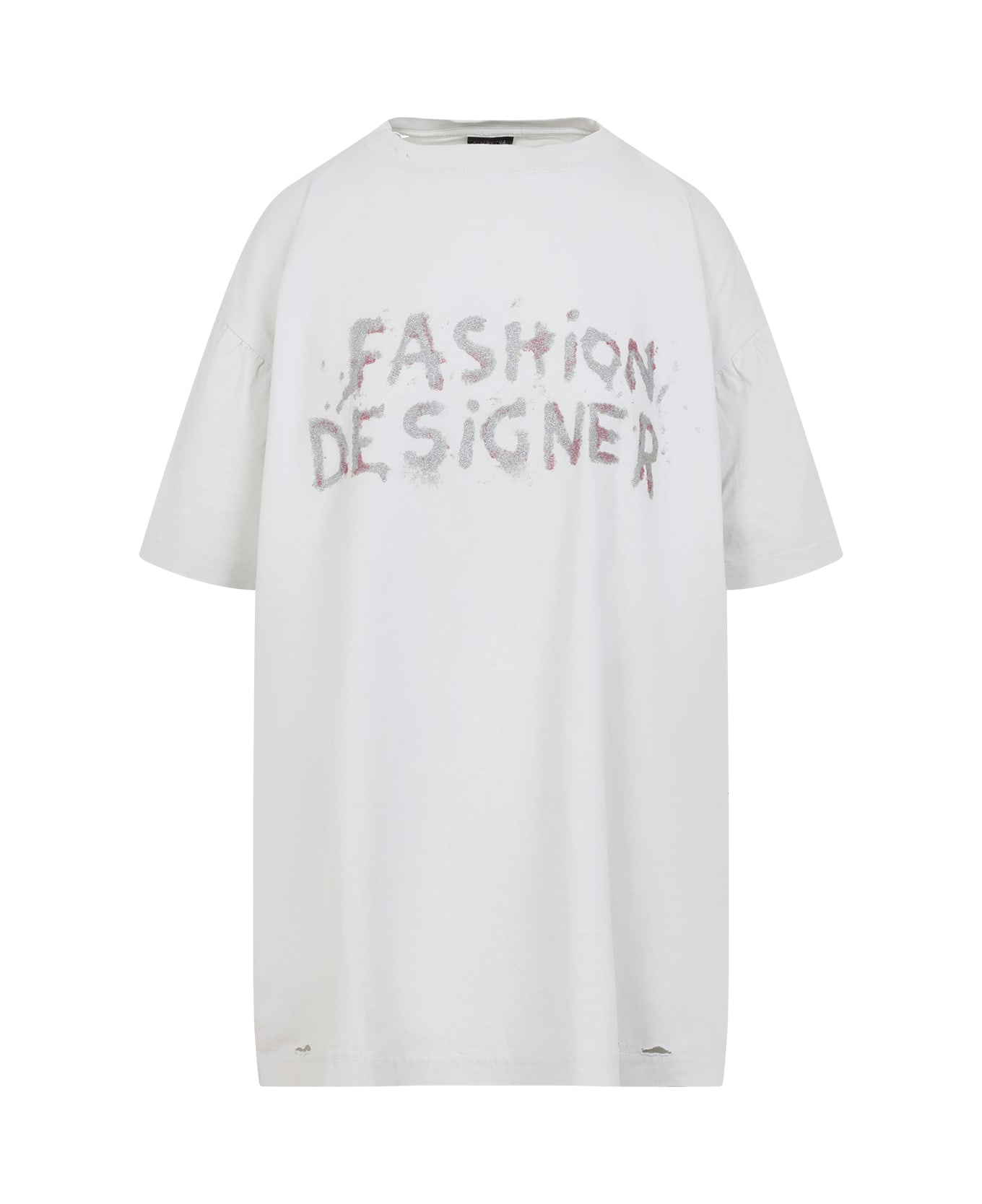 White Cotton T-shirt - 2
