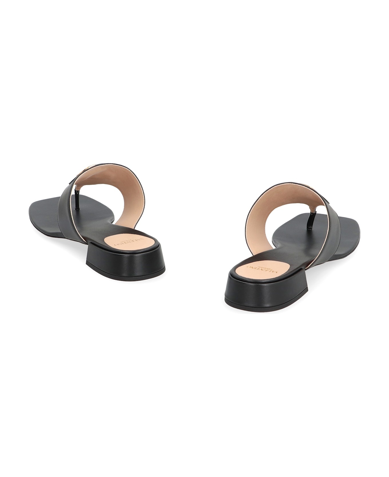 Valentino Garavani - Vlogo Signature Leather Slides - 4