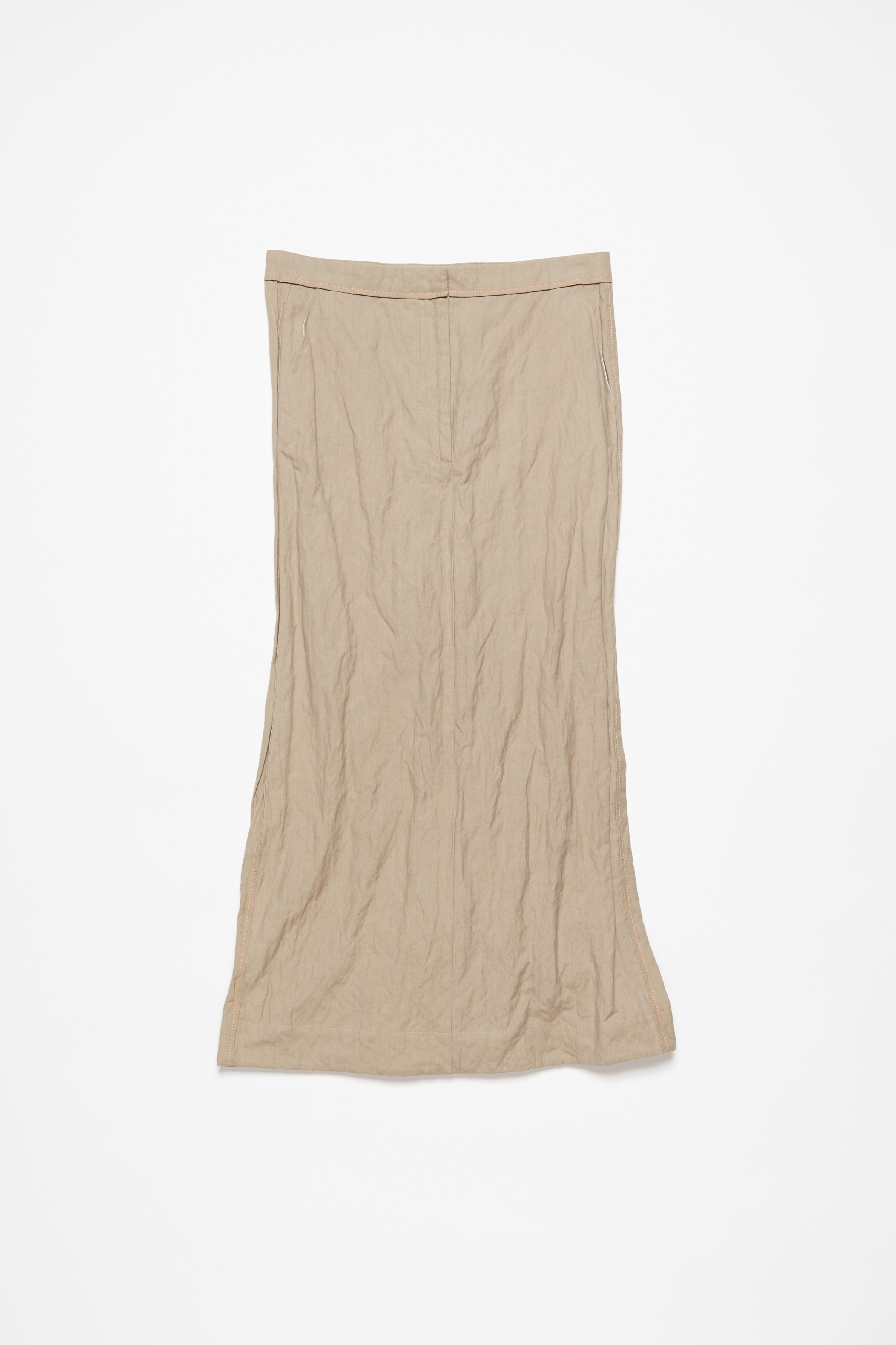 Tailored skirt - Cold beige - 1