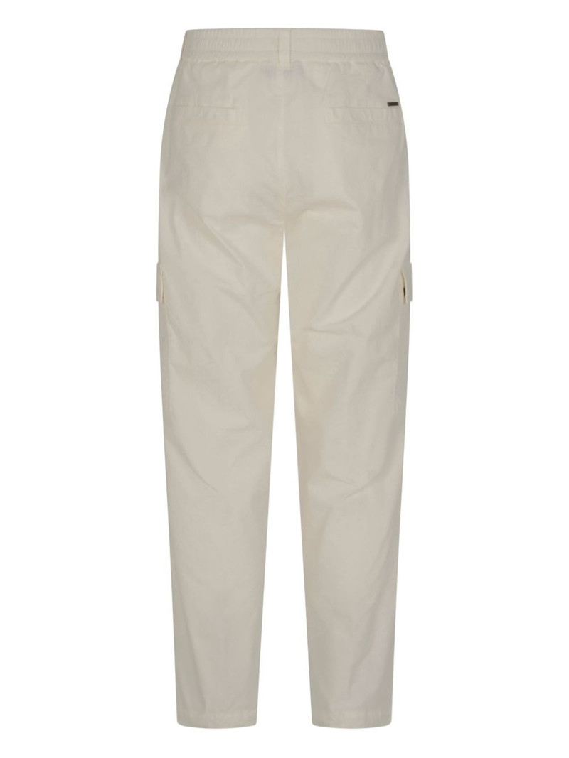 PESERICO elasticated-waist cargo pants outlook