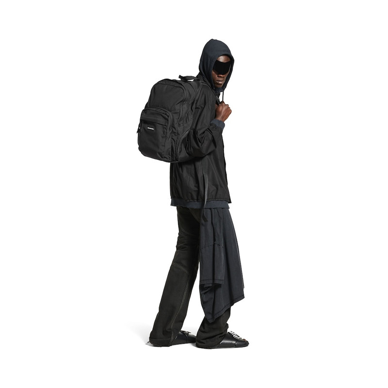 BALENCIAGA Men's Explorer Multipocket Backpack  in Black outlook