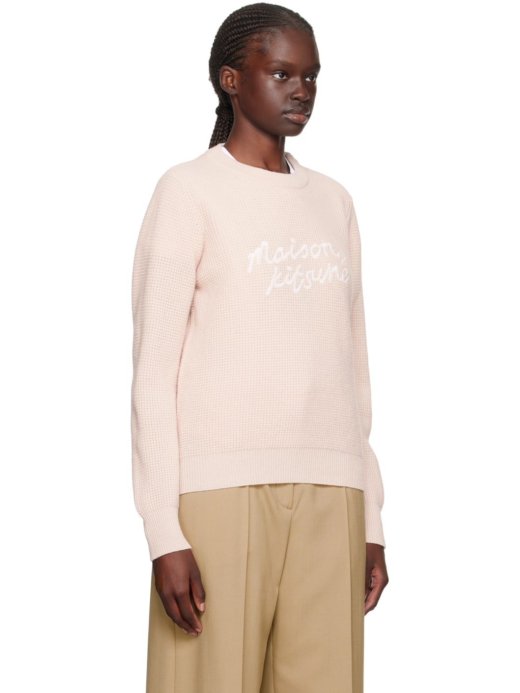 Pink Handwriting Sweater - 2