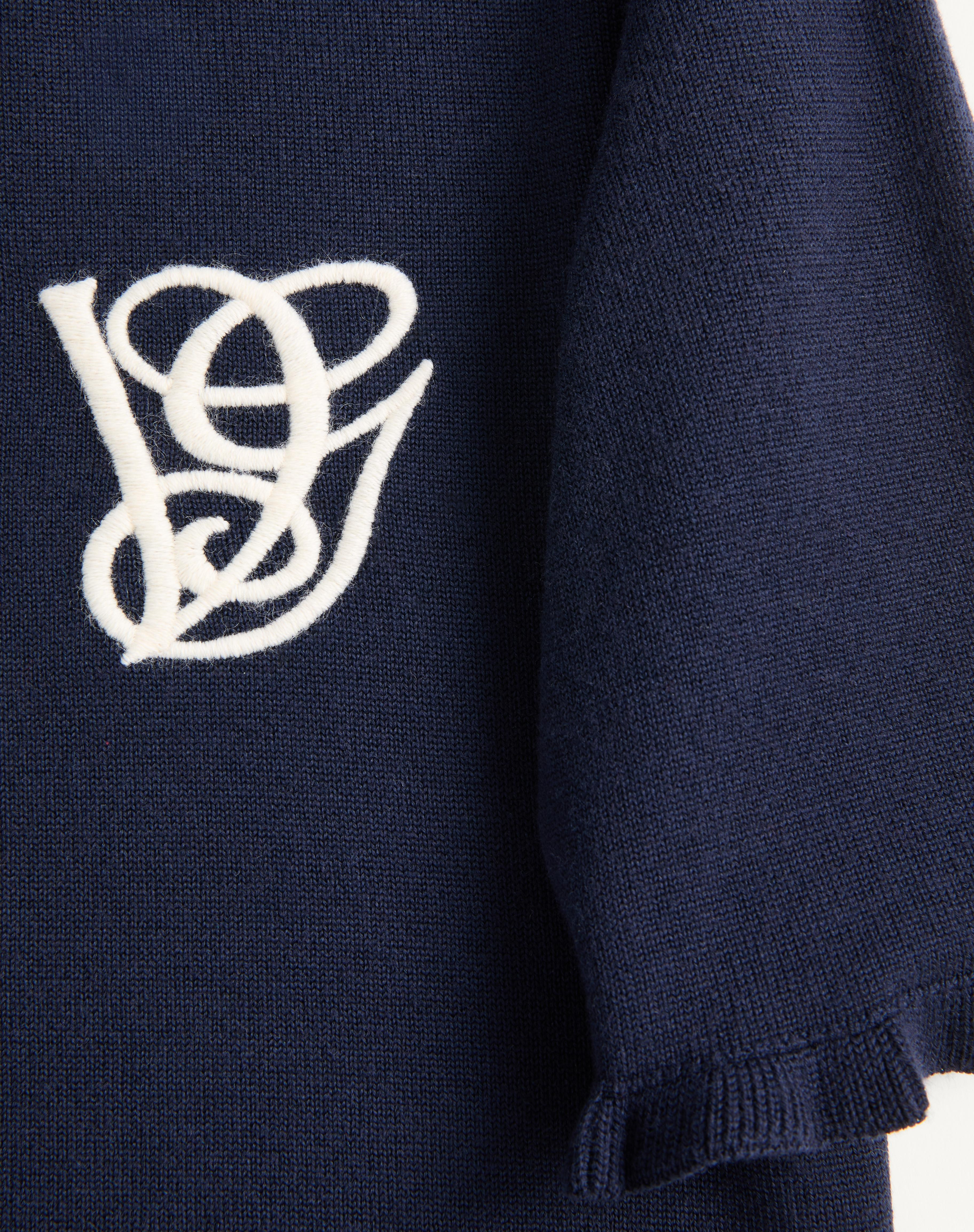 EMBROIDERED WOOL TOP - 8
