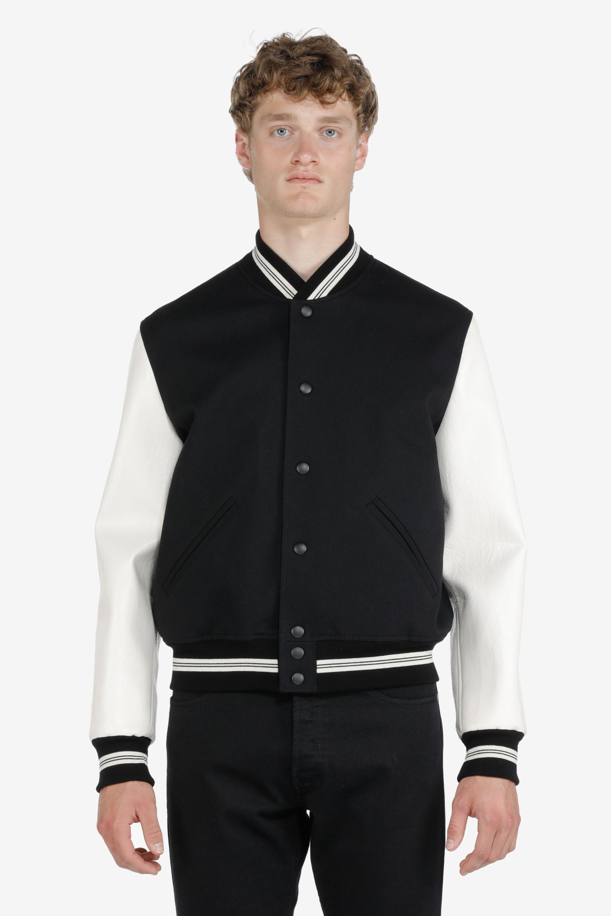 COLOURBLOCK BOMBER JACKET - 1