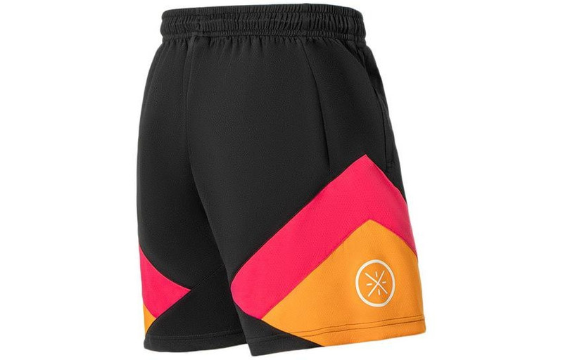 Li-Ning Li-Ning Way Of Wade Loose Fit Basketball Shorts 'Black Rose Orange' AAPS041-9 outlook
