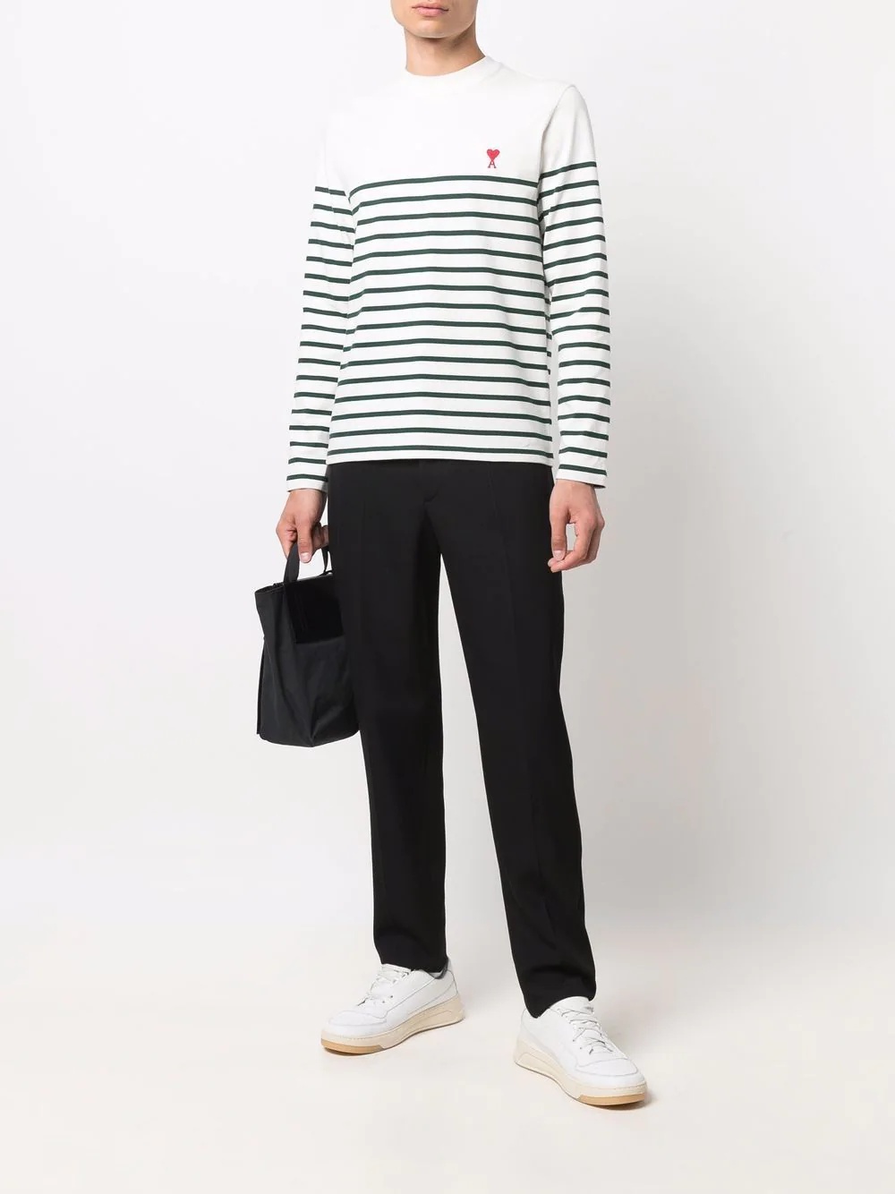 Ami de Coeur striped T-shirt - 2