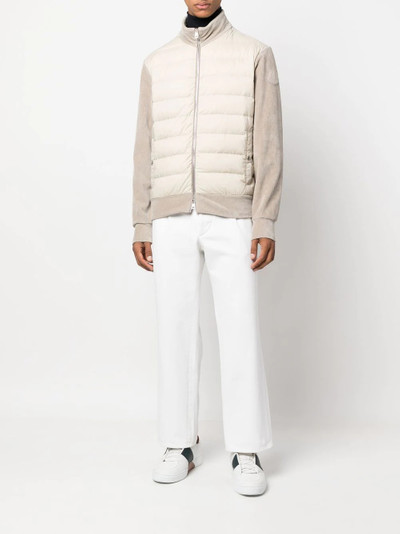 Moncler zip-up padded jacket outlook