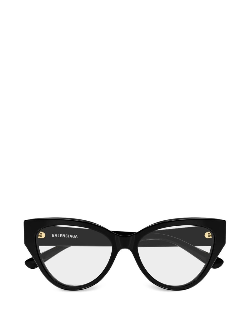 logo cat-eye glasses 1