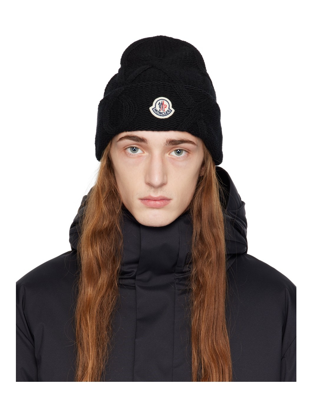 Black Wool Beanie - 1