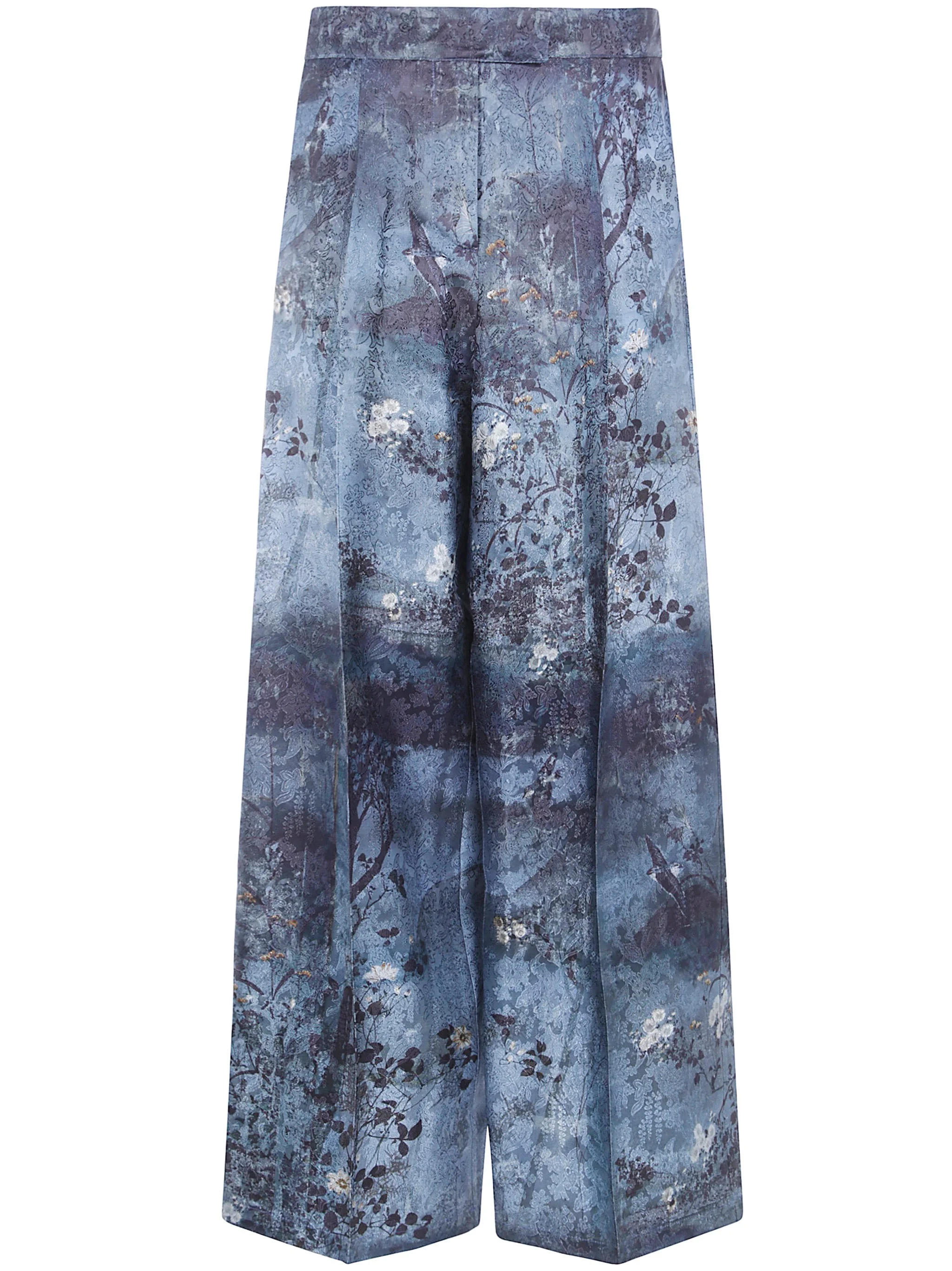 Trousers Viscose Blue "Jp" - 1