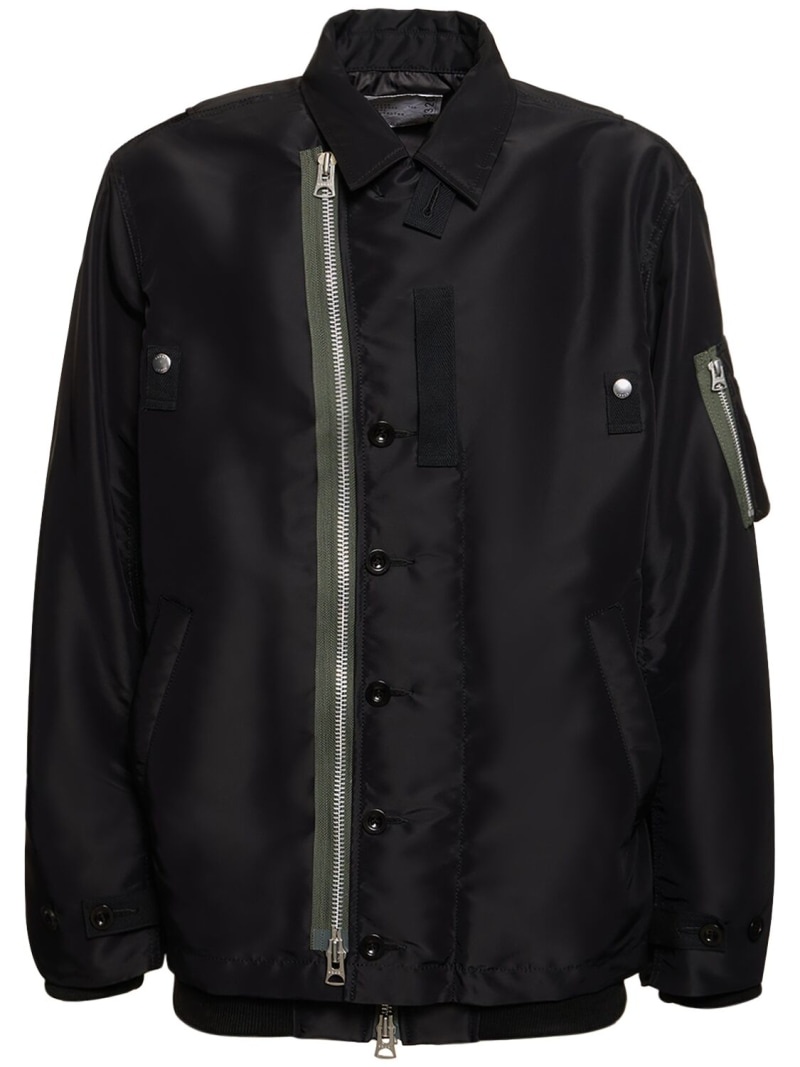 Nylon twill jacket - 1