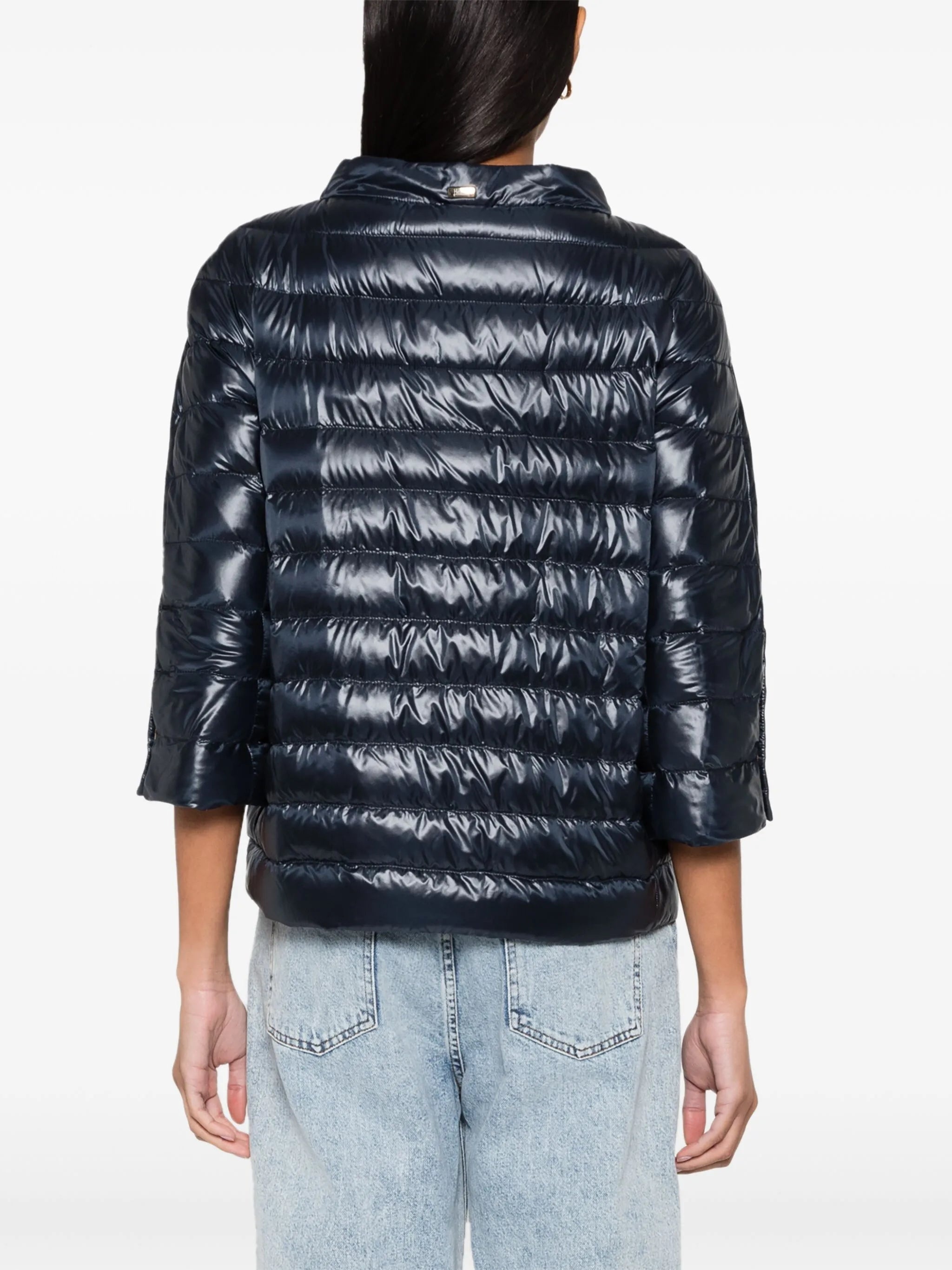 Mock-neck Quilted Jacket - 4