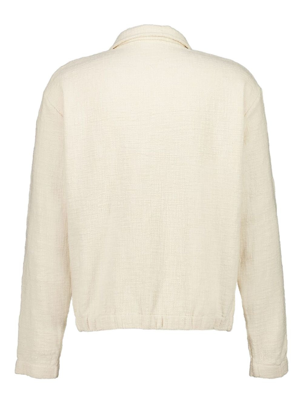 textured zip-neck pullover - 2