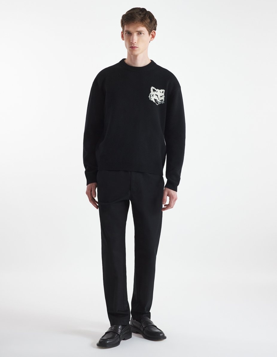 FOX HEAD INTARSIA COMFORT JUMPER - 2