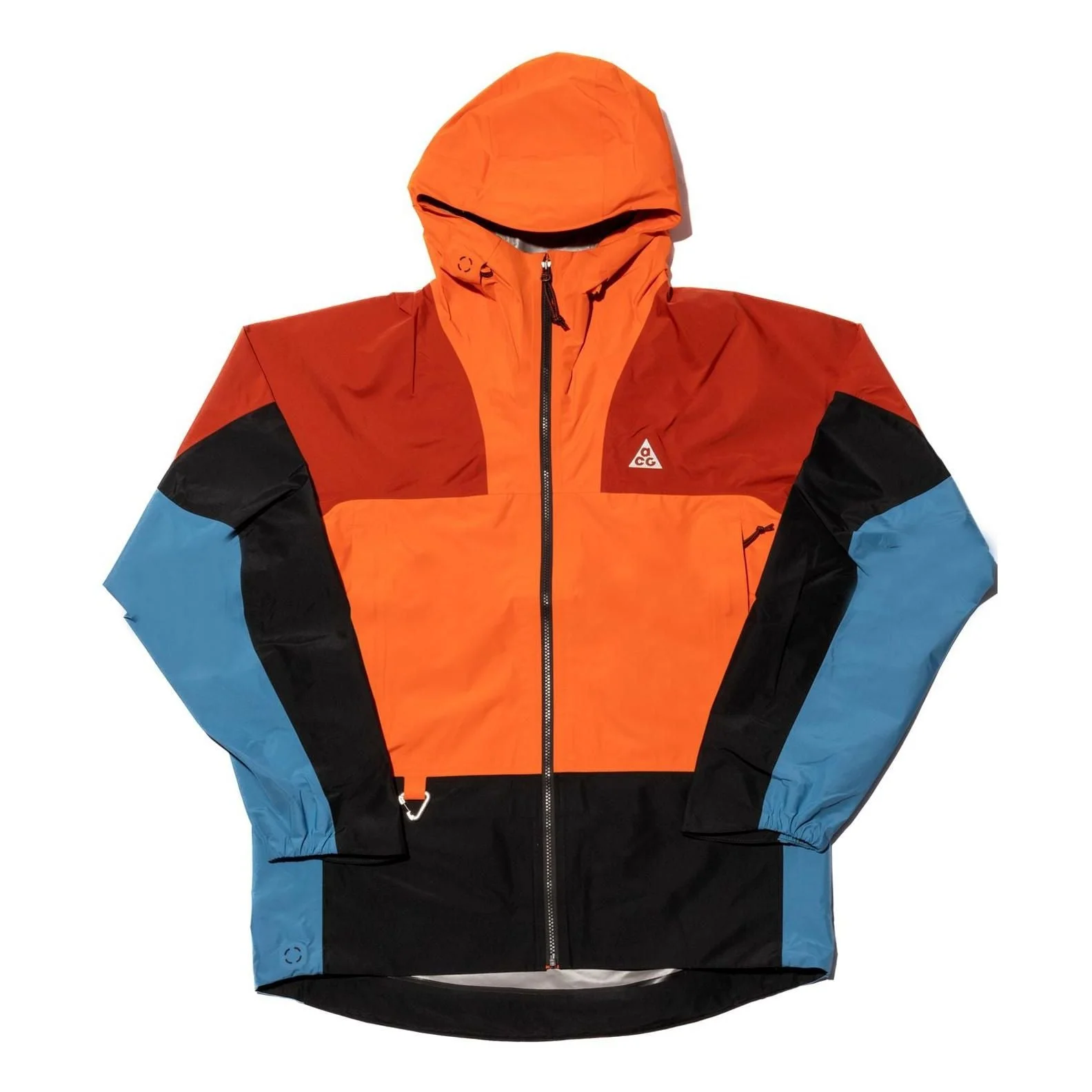 Nike Storm-FIT ADV ACG Contrast Color Stitching Zipper Hooded Long Sleeves Jacket Men's Colorblock D - 1