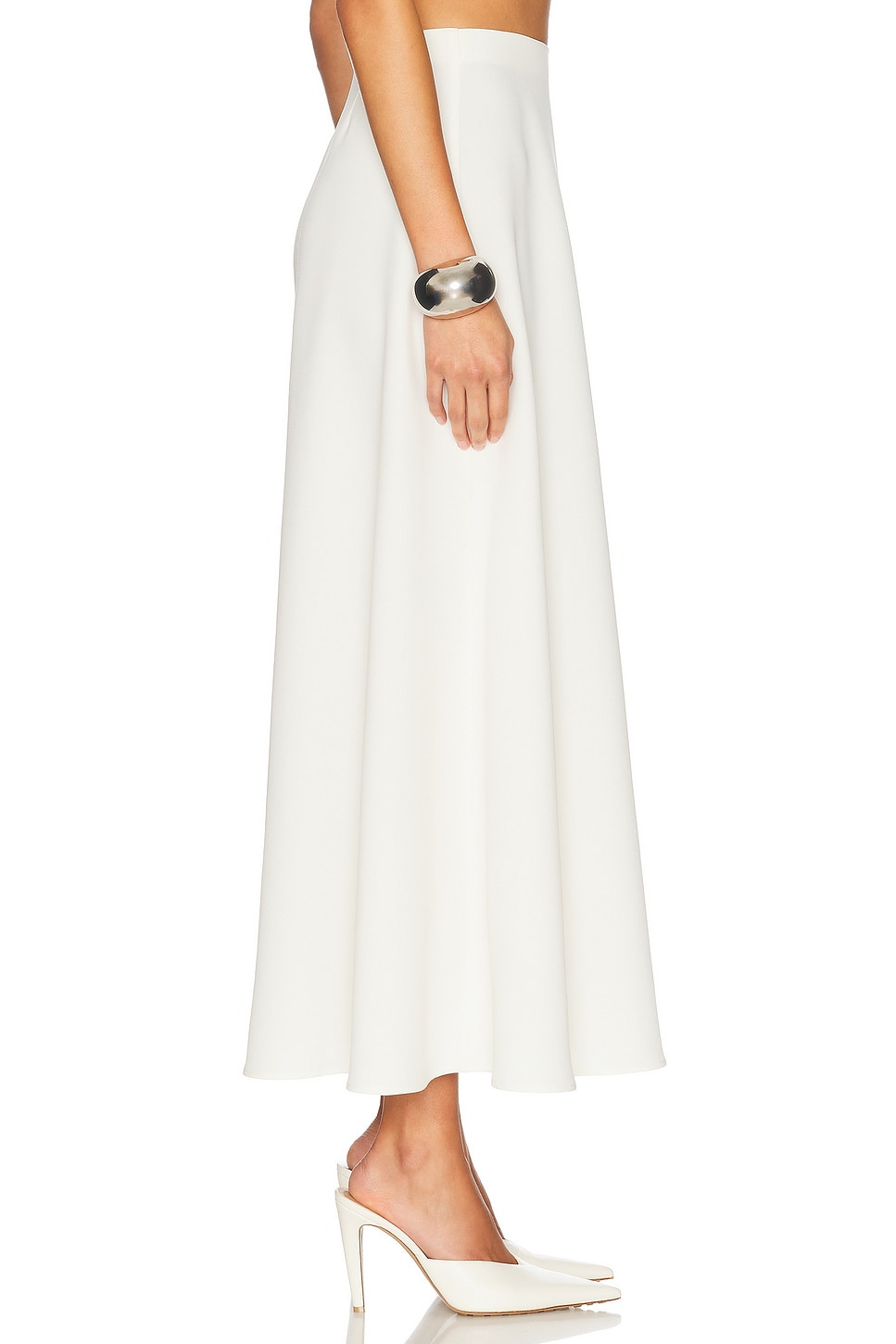 The Heavy Crepe Midi Skirt - 3
