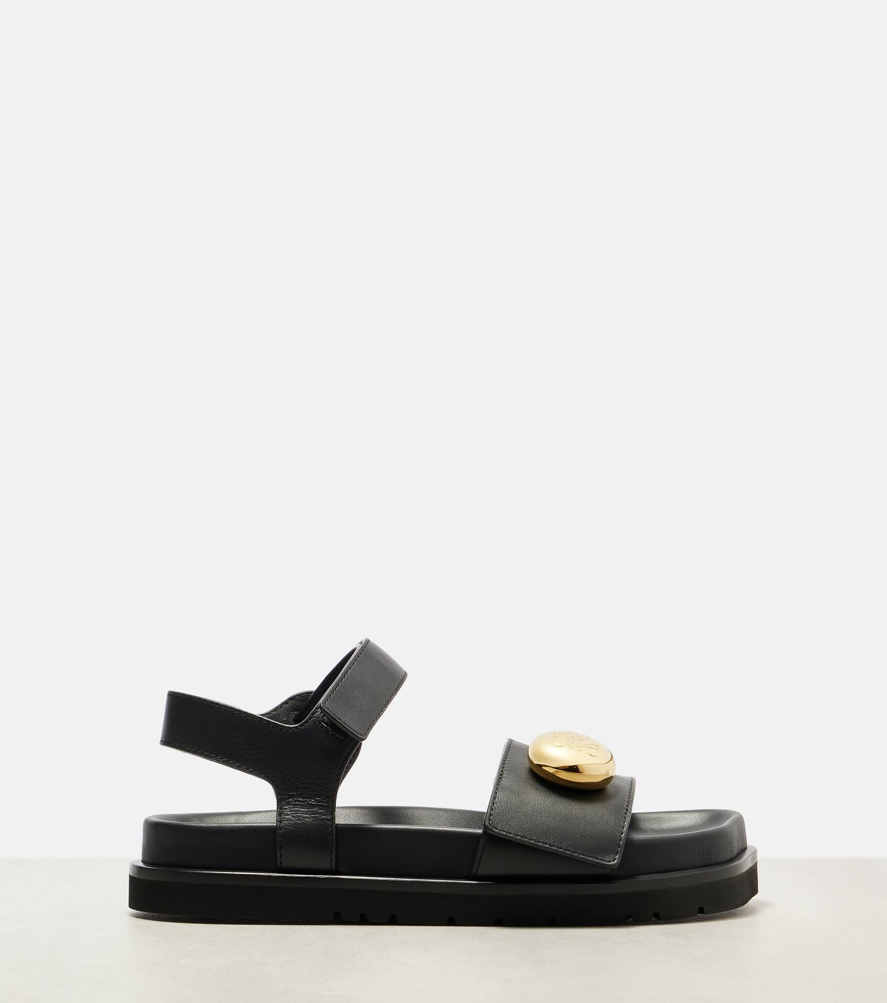 Pebble leather sandals - 4