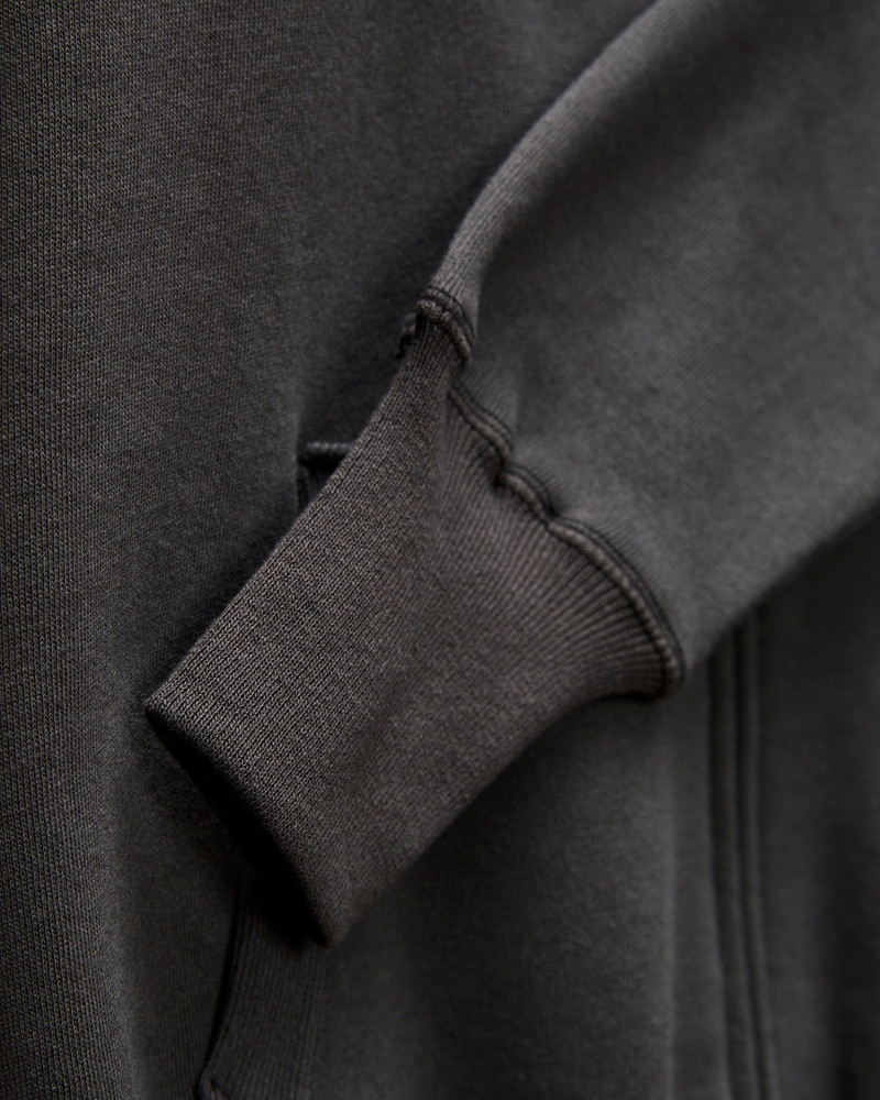 496 Freedom Sleeve Zip Hoodie in Ink Black 5