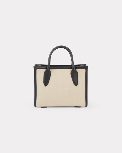KENZO 'KENZO 18' small canvas and leather tote bag outlook
