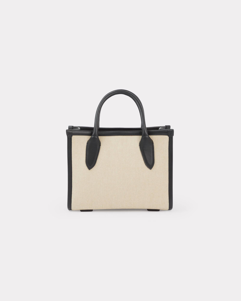 KENZO 'KENZO 18' small canvas and leather tote bag outlook