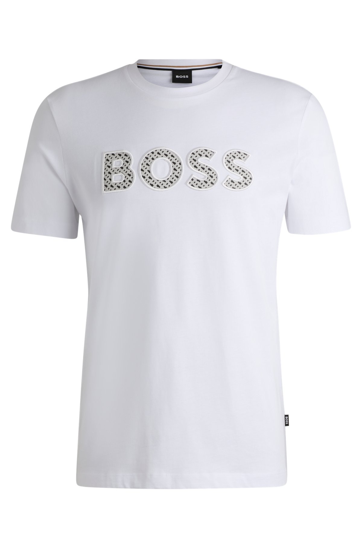 COTTON-JERSEY T-SHIRT WITH LOGO DETAIL - 1