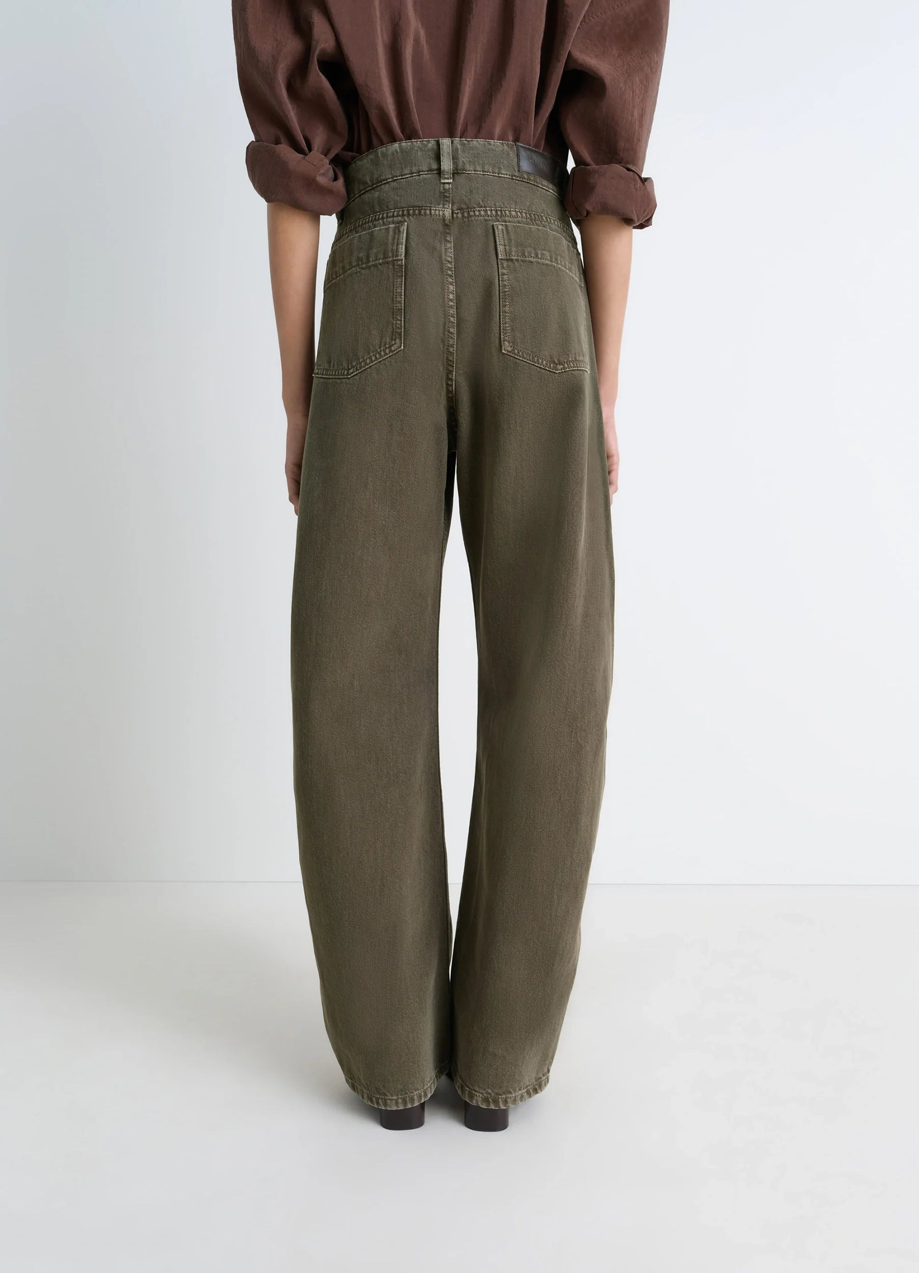 HIGH WAISTED CURVED PANTS - 5