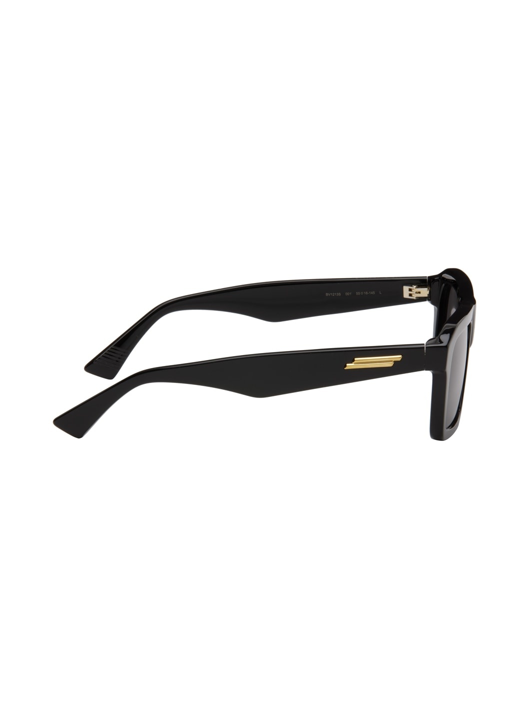 Black Rectangular Sunglasses - 2