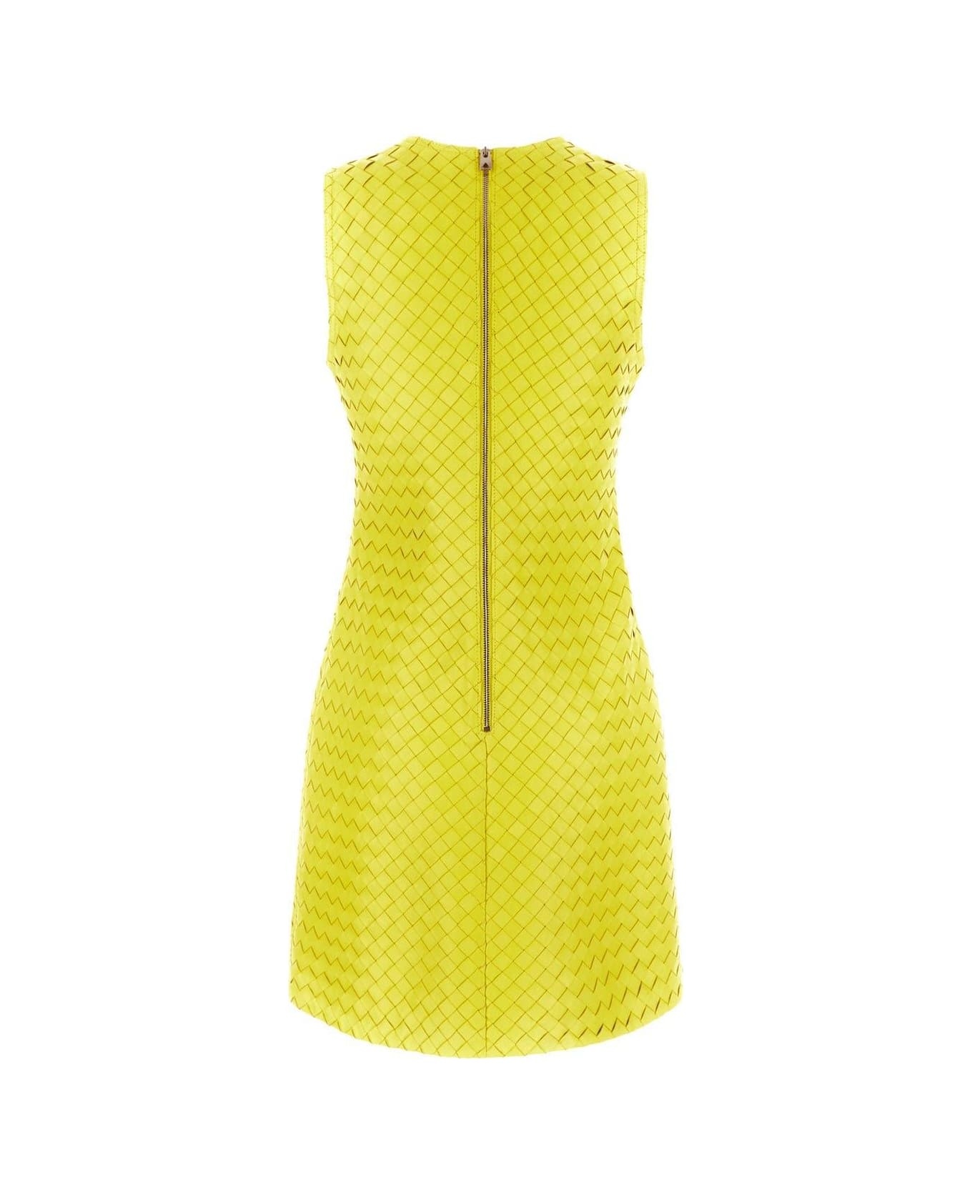 Intrecciato Leather Dress - 2