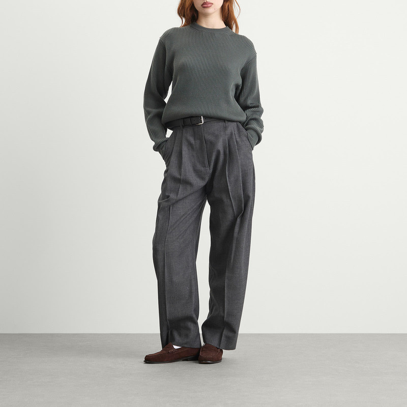 AURALEE Auralee Soft Rib Knit Pullover outlook