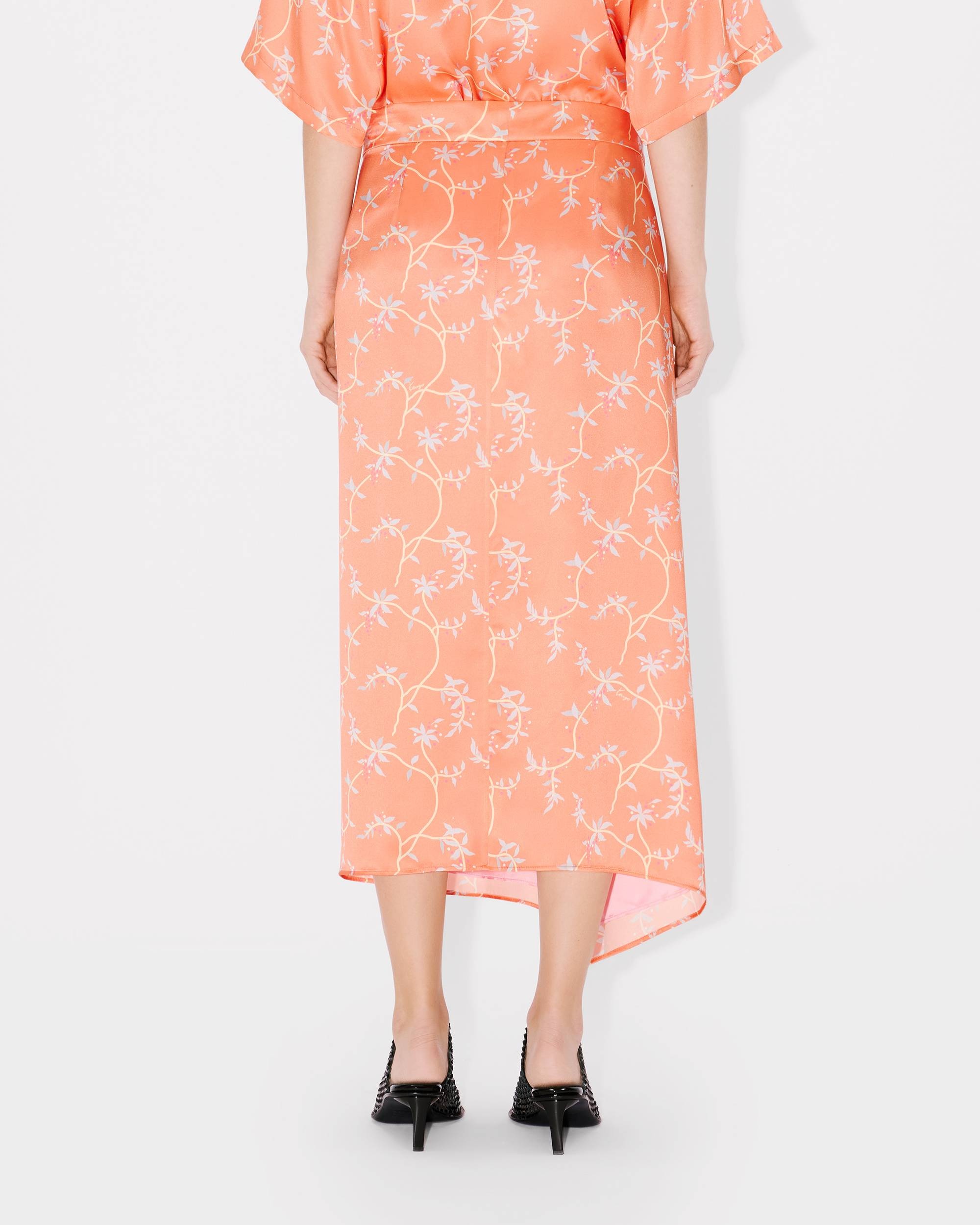 'KENZO Jungle Flower' midi skirt in silk - 5