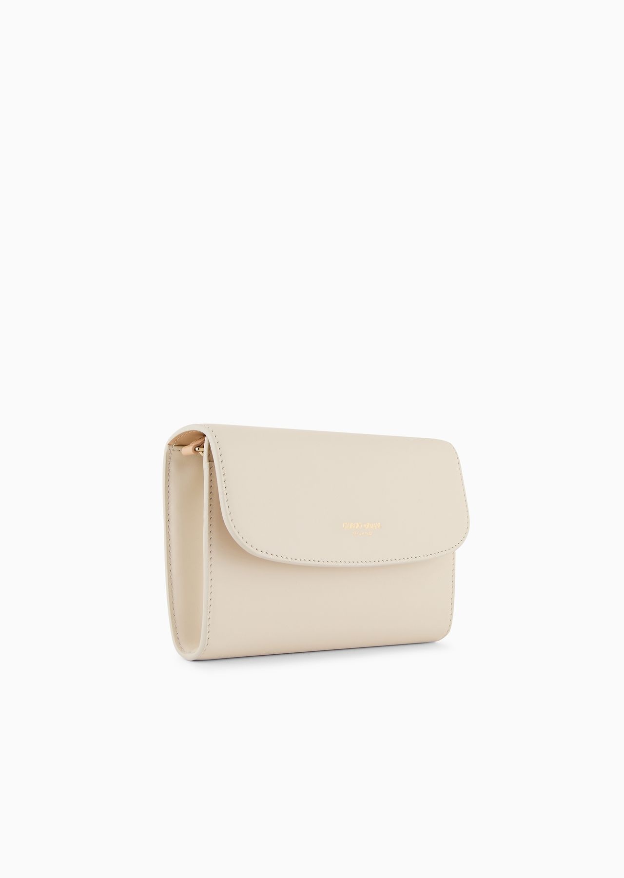 Glossy leather la Prima clutch bag - 3