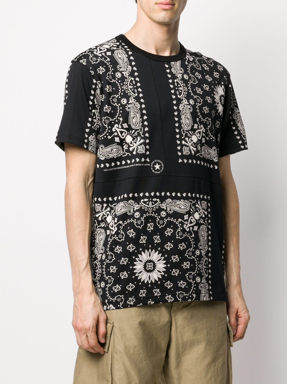 paisley print T-shirt - 3