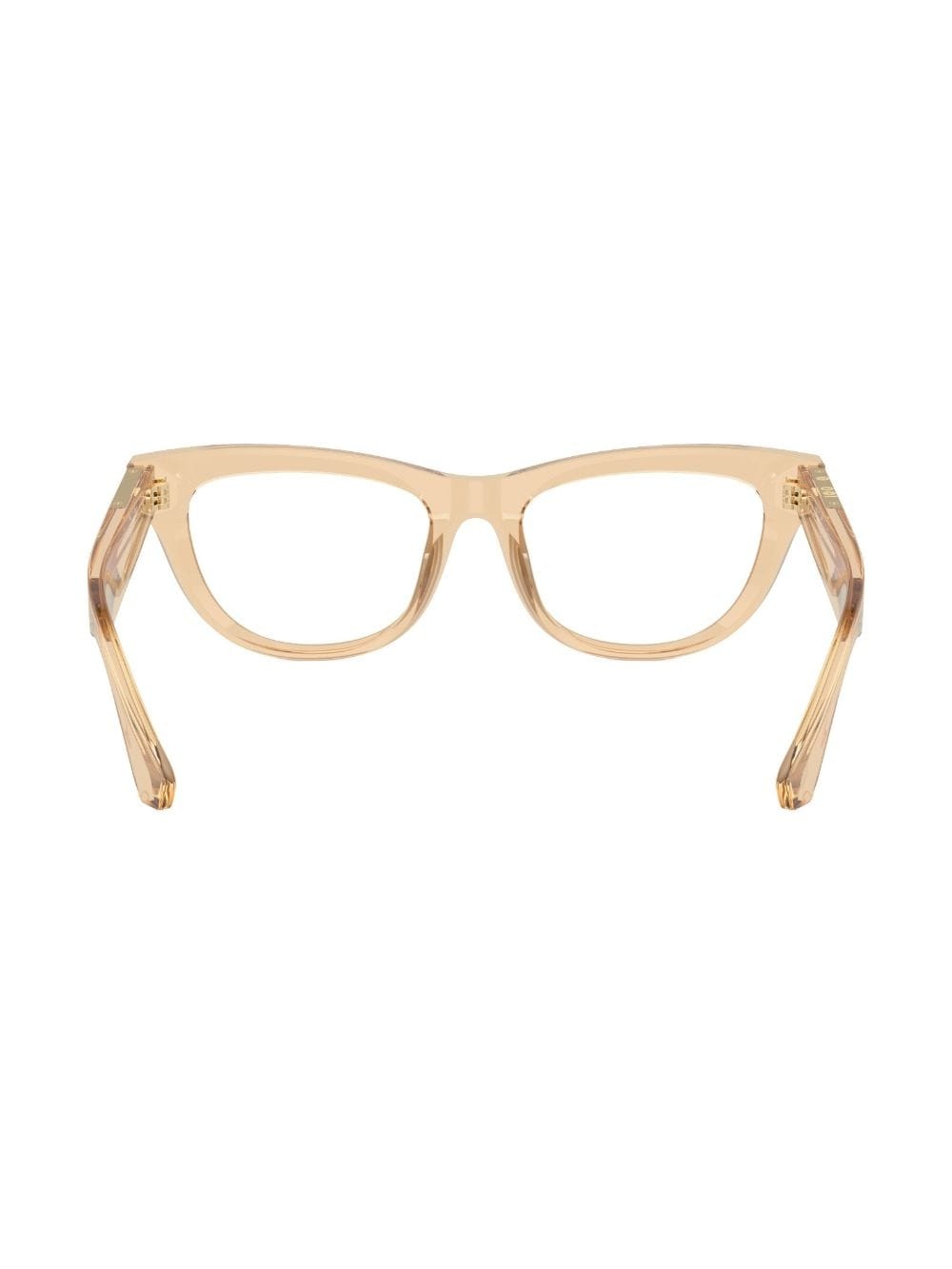 transparent-design cat-eye glasses - 4