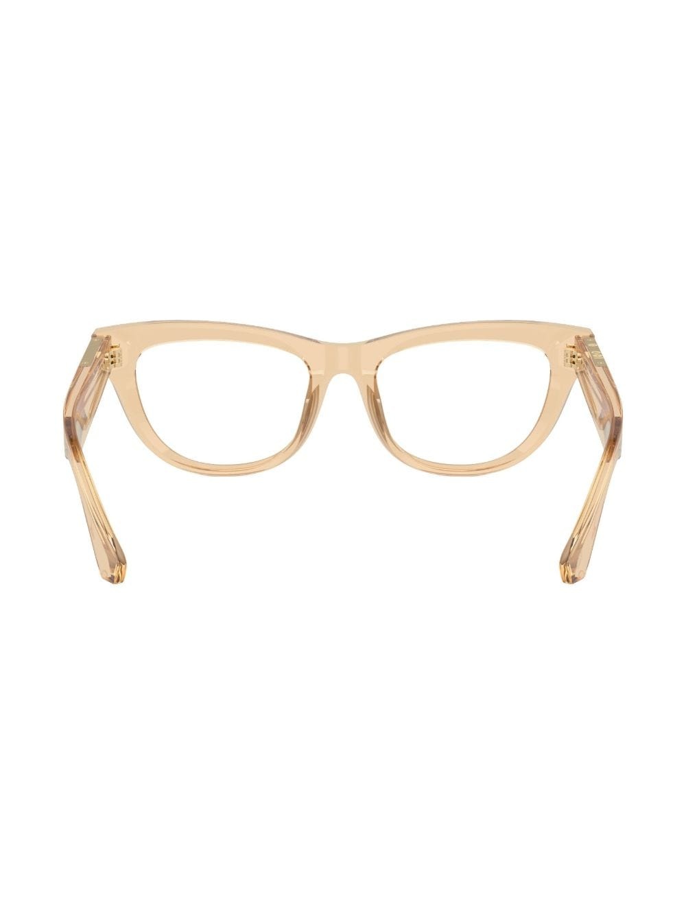 transparent-design cat-eye glasses - 4