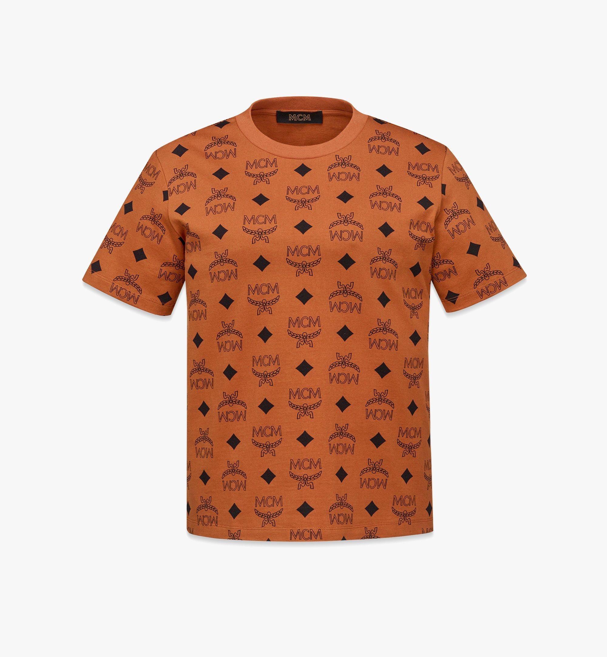 Maxi Monogram Print T-Shirt in Organic Cotton - 1