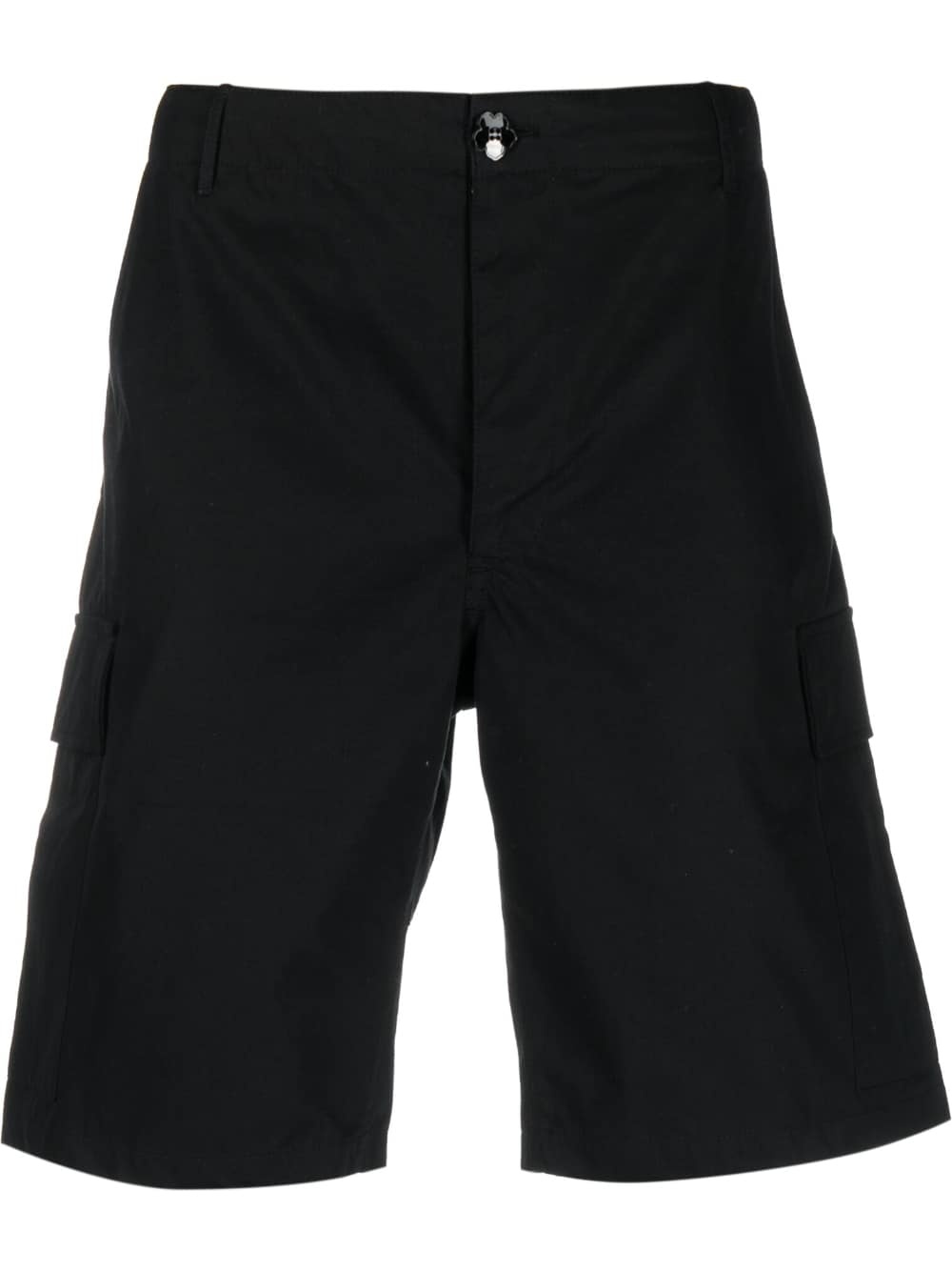 logo-patch cotton Bermuda shorts - 1